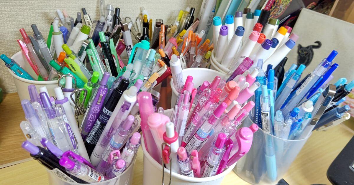 たくさんのペン